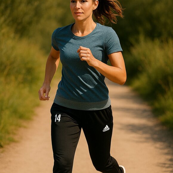 Adidas Climacool Womens Black Sports Training Joggers Athcore Size Large - Picture 2 of 7